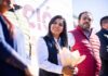 Montserrat Caballero entregó obra de pavimentación con una inversión superior a los 3 millones de pesos