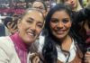 Se reúnen Claudia Sheinbaum y Montserrat Caballero en Pueblo Mágico de Huamantla