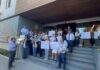 En Tijuana se manifiesta grupo reducido de trabajadores del Poder Judicial