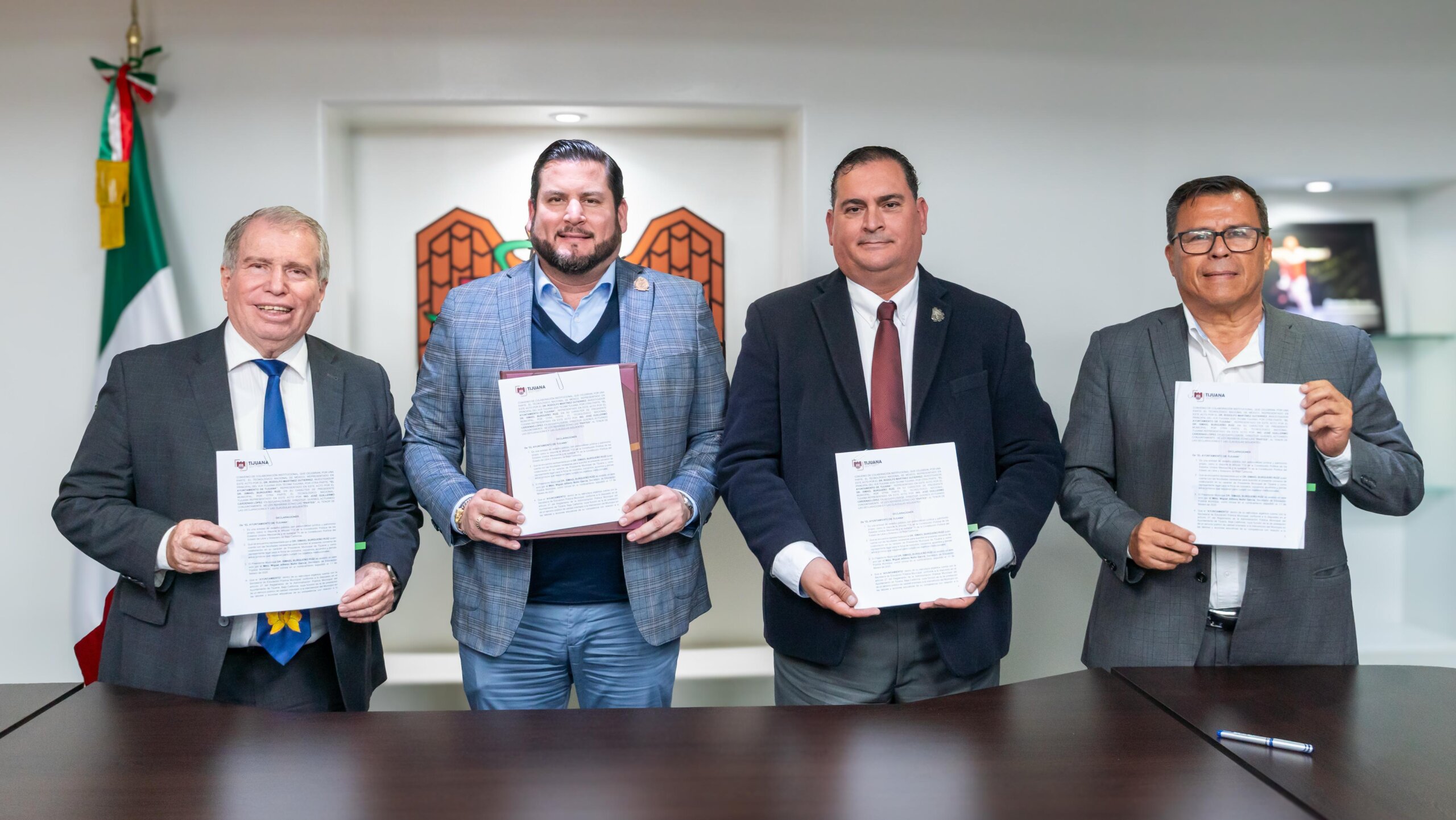 Firma Ismael Burgueño convenio de colaboración con el Instituto Tecnológico de Tijuana