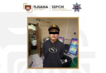 Asegura Policía Municipal de Tijuana a presunto responsable de homicidio en centro clandestino de juegos de azar